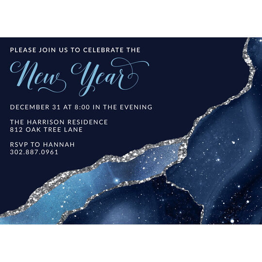 Celestial New Year Invitations